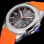 Luxury Orange Patek Style Men's Casual Watch