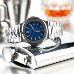 Men’s Luxury Automatic Water-Resistant Blue Dial Watch