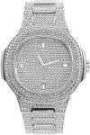 Charles Raymond Bling Oblong Metal Watch for Men