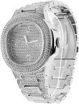 Charles Raymond Bling Oblong Metal Watch for Men