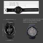 Men's Waterproof Digital Sports Watch with LED