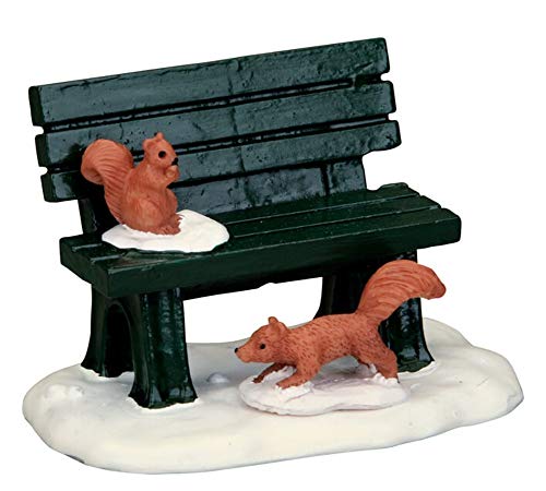 Park Bench In Winter Lemax Christmas Village Figurine