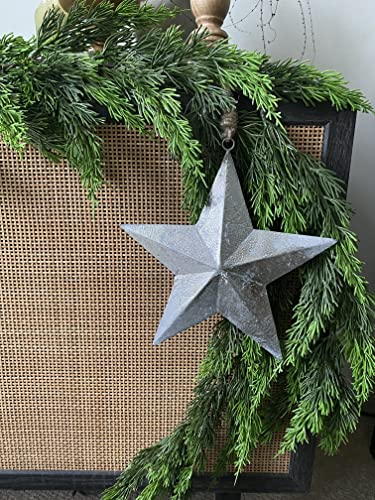 Faux Cedar Garland - 180CM / 6FT - rustic Christmas decor - Christmas garland - Greenery - table decor