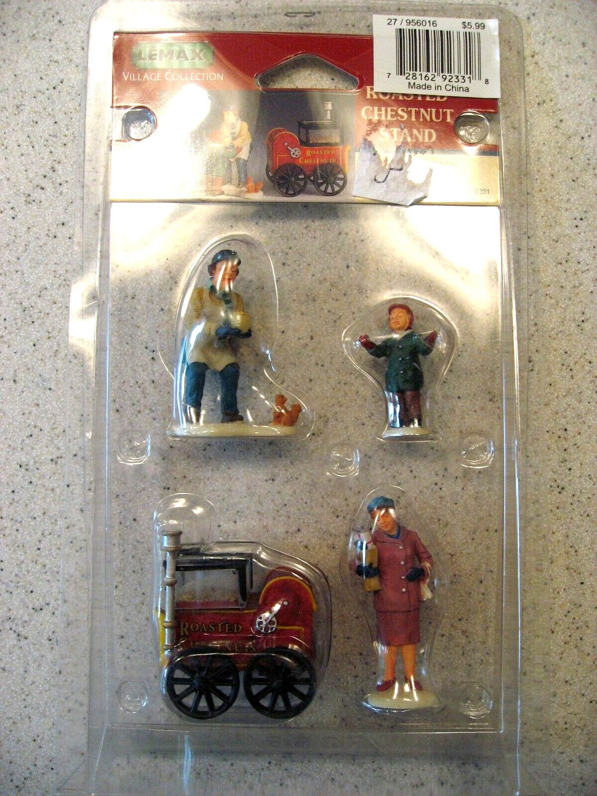 Lemax Christmas Village Roasted Chestnut Stand Set/4 - 92331