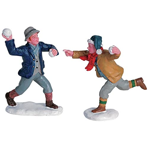 Lemax Christmas Village Snowball Fun Set Of 2-62308