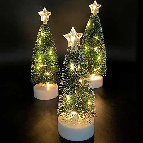 LED Mini Christmas Tree with Lights - Tabletop Decoration