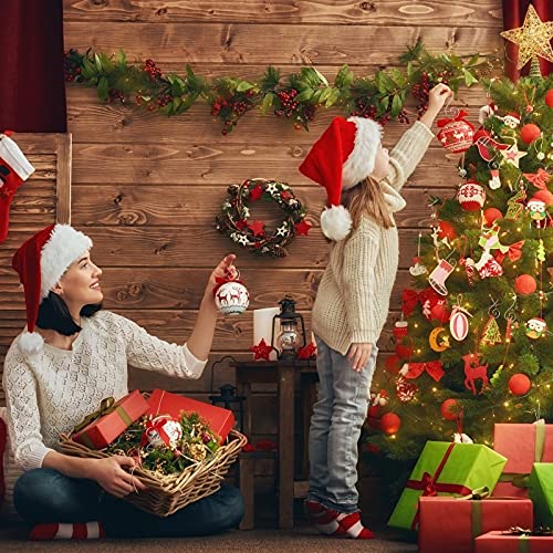 WEDNOK 100pcs Christmas Tree Hooks Xmas S-Shaped Hangers Hook Christmas Ornament Hooks for Hanging Bauble Party Decoration Home DIY Crafts (Silver)