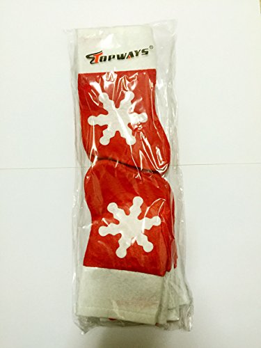 Topways® Christmas Table Decoration, Xmas Dinner Table Decoration Socks Kitchen Cutlery Suit Silverware Knifes Forks Holders Pockets 12 pcs