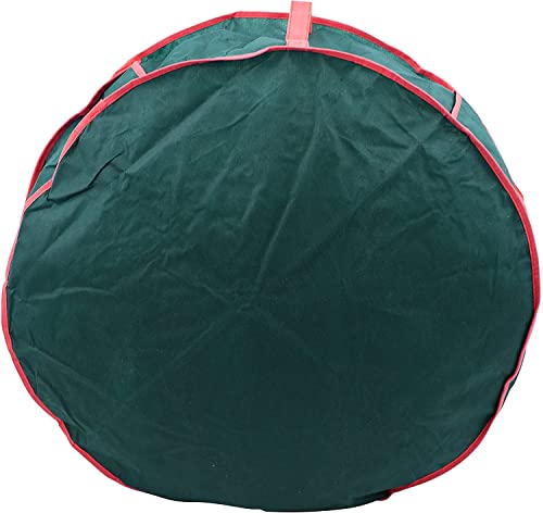 GEEZY Christmas Tree Zip Up Storage Bag Sturdy Cover Sack with Carry Handles (Wreath Storage Bag)