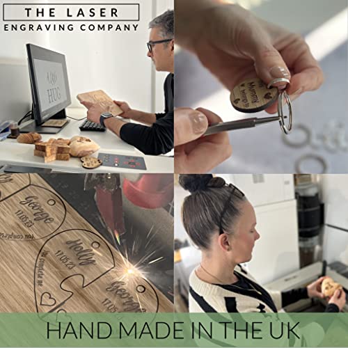 The Laser Engraving Company A Little Hug, Tiny Hug Token, Solid Olive Wood Heart, Isolation Gift, Missing You Gift, Thinking of You, Lock Down, Lockdown