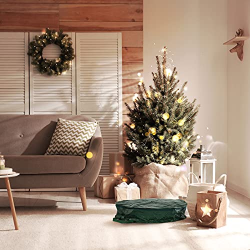 THE TWIDDLERS Premium Christmas Wreath Storage Bag - 60cm, Waterproof & Tearproof, Woven Polyester Xmas Garland Decorations Protection