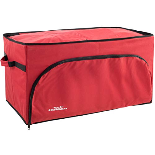 WeRChristmas Tiered Bauble Christmas Decoration Storage Bag, 72 Piece, Red, 76 x 38 x 38cm