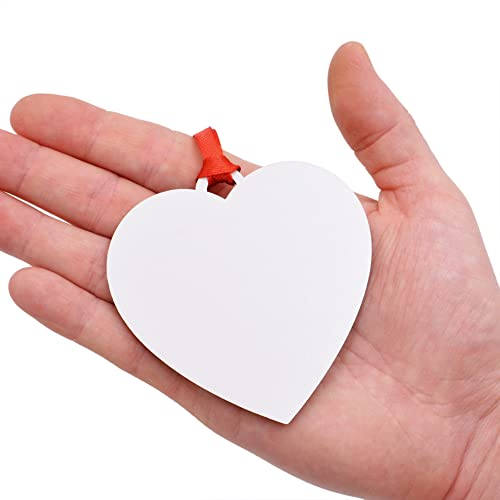 Personalised Baby's First Christmas Bauble Tree Decoration - My First Christmas Wooden Heart Ornament Keepsake Gift for Boy Girl - New Baby Christmas Gifts - First Christmas as Mummy and Daddy