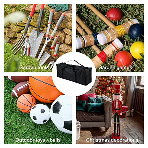 Bramble - Large Heavy Duty 9ft Christmas Tree Bag, Household & Sports Large Storage Bag - 600D Oxford Waterproof Material, Dual Zipped, Reinforced Double Stitched & Carry Handles - 135 x 54 x 39 cm