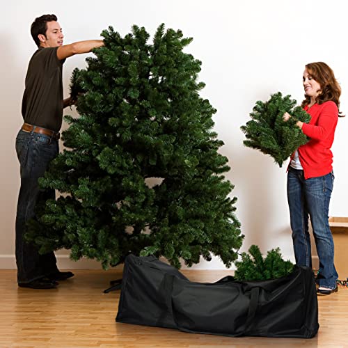 Bramble - Large Heavy Duty 9ft Christmas Tree Bag, Household & Sports Large Storage Bag - 600D Oxford Waterproof Material, Dual Zipped, Reinforced Double Stitched & Carry Handles - 135 x 54 x 39 cm