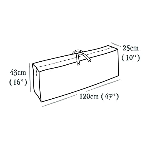 CKB Ltd® Premium CHRISTMAS TREE Storage Bag Holder Holds Stores Your Artificial Xmas Tree Jumbo Size for trees up to 9ft tall – Heavy Duty Zip Up Sack– Ideal to use in the Loft Shed Garage