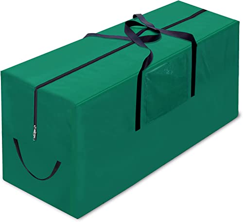 EYQ Premium Christmas Tree Storage Bag Fits Up to 9t Tall Artificial Christmas Trees,Durable Reinforced Handles & Dual Zipper- Holiday Xmas Bag Made of Tear Proof 600D Oxford