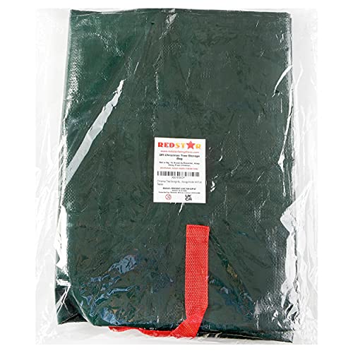 Christmas Tree Storage Bag 9ft Large Green Xmas Tree Holder with Zip and Carry Handles Christmas Decoration Storage Holder Artificial