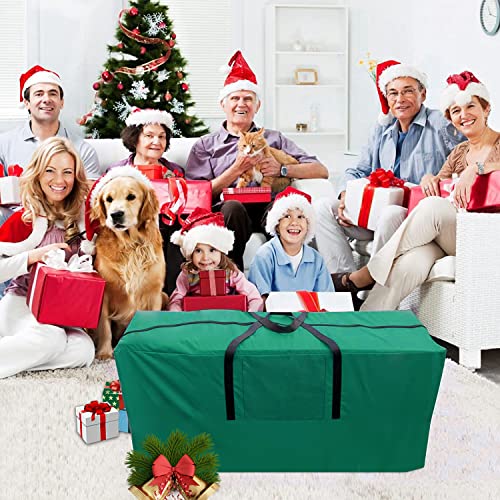EYQ Premium Christmas Tree Storage Bag Fits Up to 9t Tall Artificial Christmas Trees,Durable Reinforced Handles & Dual Zipper- Holiday Xmas Bag Made of Tear Proof 600D Oxford