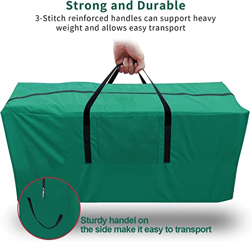 EYQ Premium Christmas Tree Storage Bag Fits Up to 9t Tall Artificial Christmas Trees,Durable Reinforced Handles & Dual Zipper- Holiday Xmas Bag Made of Tear Proof 600D Oxford