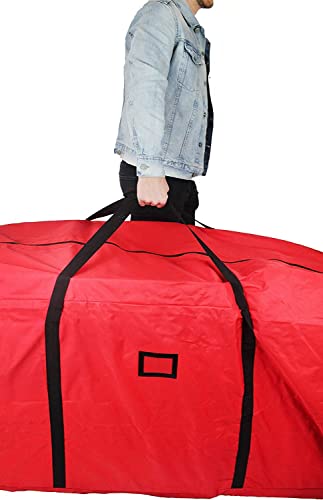 Modo Christmas Tree Red Storage Bag for Trees up to 9 Feet Tall - Heavy Duty