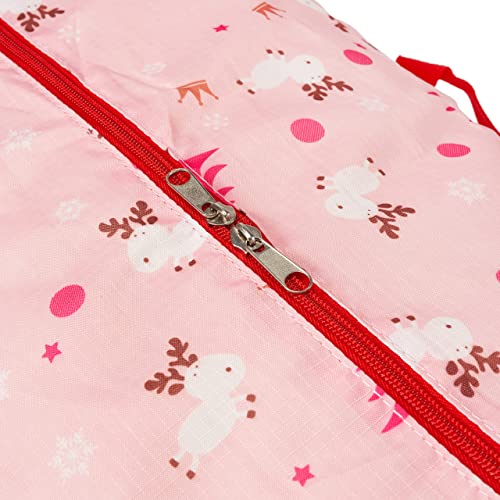 THE TWIDDLERS 2 Large Christmas Storage Bags, 55x46x27.5cm - Heavy Duty Premium 210D Polyester - Ideal for Xmas Trees Ornaments, Baubles & Decorations.