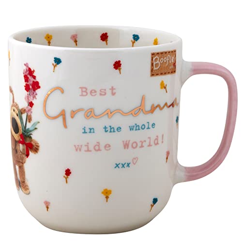 Boofle 62656 Best, Cute Hot Drinks, Ideal Birthday, Christmas, Thanksgiving Gift for Grandma, Novelty Tea Mug-Ceramic, 320ml