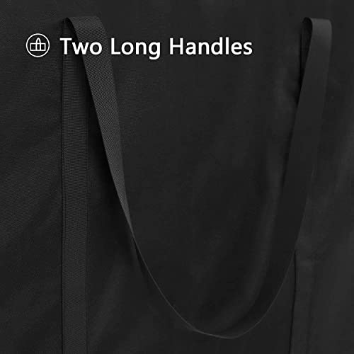 Dokon Christmas Tree Storage Bag - Fits 7.5ft Tall Christmas Trees - Heavy Duty Waterproof Fabric Xmas Tree Bag With Reinforced Handles, Dual Zippered - Protects from Dust, Moisture (125x40x55cm)