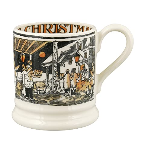 Emma Bridgewater The Night Sky Christmas Carolling 1/2 Pint Mug