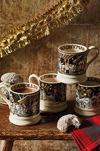 Emma Bridgewater The Night Sky Christmas Carolling 1/2 Pint Mug