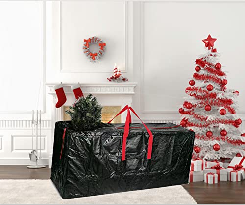 Ram® Jumbo Heavy Duty Christmas Tree Storage Bag Fits 9FT Tall Xmas Trees PVC Reinforced Waterproof Xmas Tree Bag Storage Bag