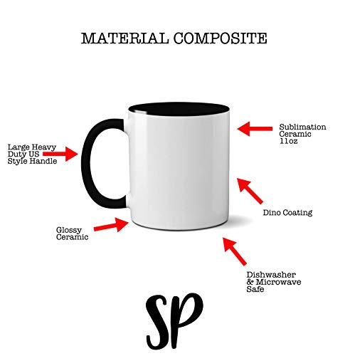 Oldi Woman Mug- Birthdays Christmas Funny Gift Presents Mother's Day Celebration Novelty Coffee Tea Heavy Duty Handle Dino Coated Dishwasher/Microwave Safe Sublimation Ceramic (Colbalt Handle Prime)