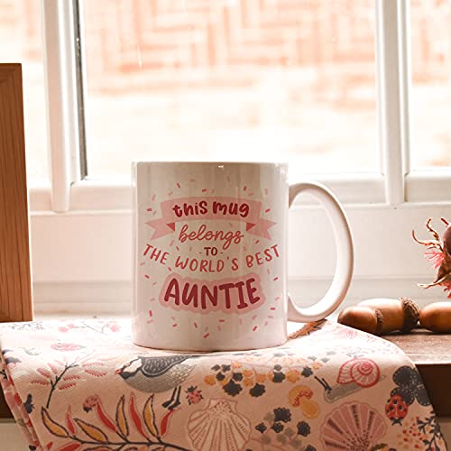 Auntie gifts mug | big sister’s birthday special gift | presents for christmas xmas | from in law brother | brothers womens | aunt aunty long distance friend | sentimental amazing mugs uk