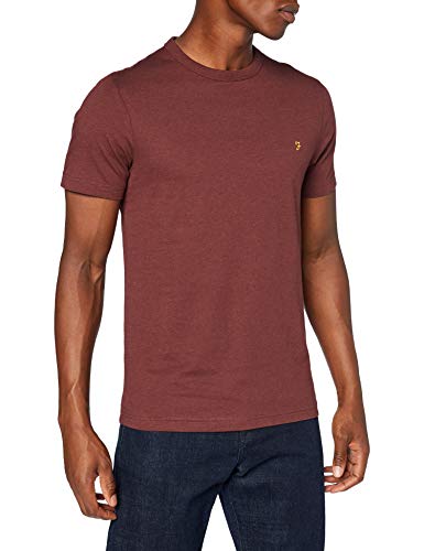Farah Men's Danny T-shirt T Shirt, Farah Red Marl, M UK