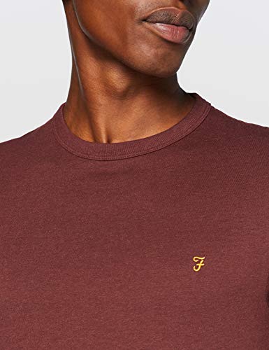 Farah Men's Danny T-shirt T Shirt, Farah Red Marl, M UK