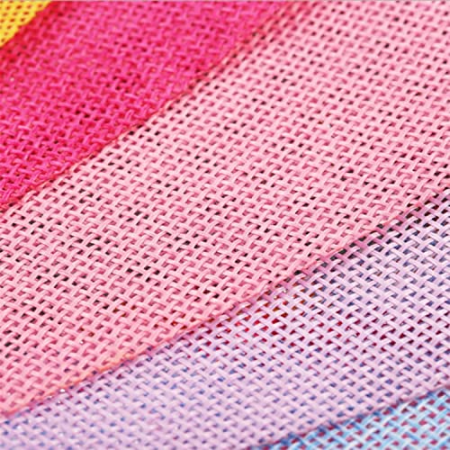 26ft/8m Bunting Outdoor Waterproof, 2 Strip Bunting Decorations Hessian Party Garden Triangle Flags Imitated Linen Burlap Supply for Christmas Wedding Birthday A7KBLHHF