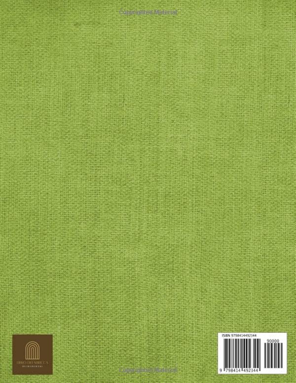 Decorative book covered in a Pistachio Green Linen print: The modern interior design styling solution to dressing your coffee table, bookshelf and ... this high quality book | Rainbow Bookshelf