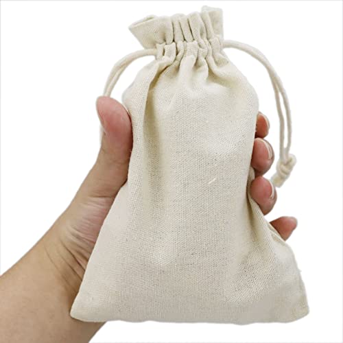 SZCXDKJ 12Pcs Burlap Bags, Hessian Bags 13 * 18cm Reusable Fabric Bags Small Canvas Drawstring Bags Cotton Muslin Bags Vintage Mesh Jewellery Favour Bags for Wedding Party Valentine's Christmas