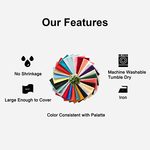 Weavric Cloth Dinner Napkin Bulk, Set of 12, 20 X 20 Inches 51 X 51 cm, Washable Wrinkle-Free Reusable Ivory Linen Table Napkins with Hemmed Edge for Christmas, Wedding, Party, Hotel, Restaurant