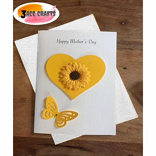 3 Ace Crafts 100 sheets of A4 White Card Linen 300gsm, A4 Thick Paper for School Arts and Craft, Printing Sheet, Card Making, Wedding Invitations, Christmas, Birthday Cards, Drawing & Crafting