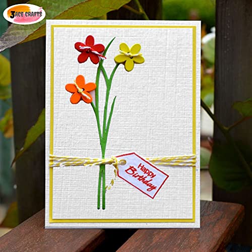 3 Ace Crafts 100 sheets of A4 White Card Linen 300gsm, A4 Thick Paper for School Arts and Craft, Printing Sheet, Card Making, Wedding Invitations, Christmas, Birthday Cards, Drawing & Crafting