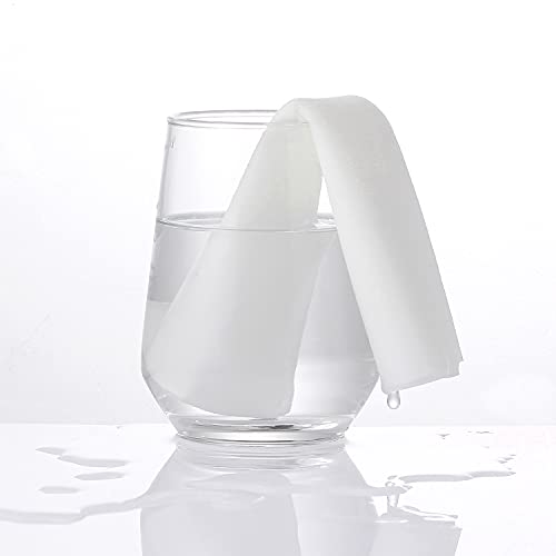 MORGIANA 100PCS Disposable Hand Towels, Linen Feel Paper Napkins, Cloth Christmas Paper serviettes Guest Towels, Paper Hand Towels for Bathroom, Wedding, Parties, Christmas