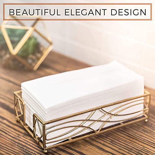 DADAWU Disposable Guest Towels,Linen Feel Napkins,Cloth-Like Decoration Serviettes,Hand Paper Towels for Wedding, Party, Birthday, Dinner Christmas, 12"x17", Pack of 100