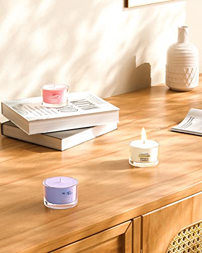 TRINIDa Candles Gifts for Women, 16 Variants Scented Candles, Fresh Linen Scented Candles Gift Set, 3 White Filled Votives (Sweet Home Collection)