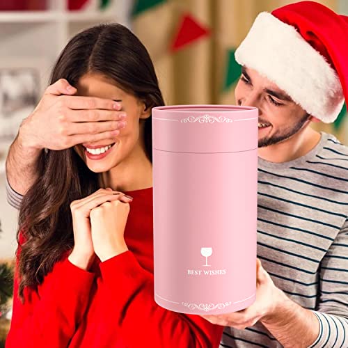 Gifts for Women Birthday, Unique Personalised Gin Glass Gifts for Women, 730ml Large Initial Gin Balloon Glass Cocktail Glass Gifts for Her, Christmas Gifts for Women, Mum, Friend, Sister (Letter P)