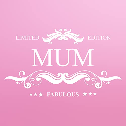 Insaxa Gifts for Mum Fabulous Mum Large Gin Balloon Glass (730ML) Mum Gifts Mum Christmas Gifts for Mum Presents for Mum Birthday Gifts Mothers Day Gifts