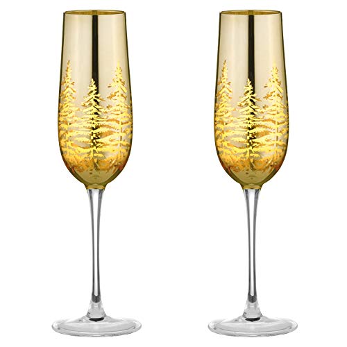 Artland Alpine Champagne Flutes, Glass