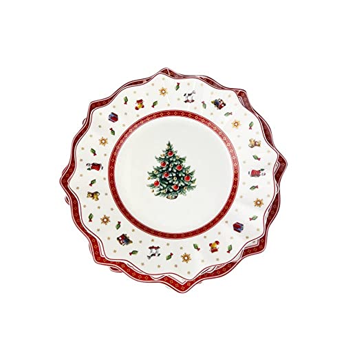 Villeroy & Boch, Porcelain, Multi, Set of Plates, 8 Pieces, White/Colourful