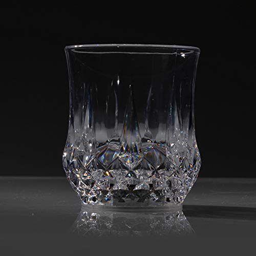 4pcs Flash Light Up Cups Glasses LED Automatic Water Liquid Activated Led Wine Glasses Party Luminous Cup Glowing Wine Glasses Disco Night Clubbing Bar Whisky Mug Beer Cup for Christmas Hen Party Cups