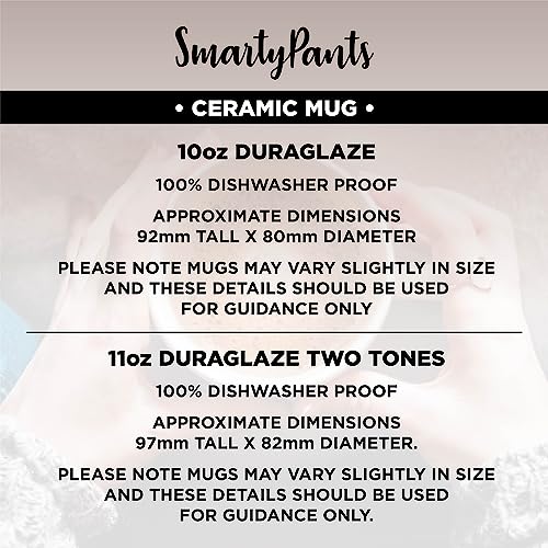 SMARTYPANTS Oldi Mug- Birthdays Christmas Funny Gift Presents Celebration Novelty Old Large Heavy Duty Handle Dino Coated Dishwasher/Microwave Safe Sublimation Ceramic (Blue Handle Prime)